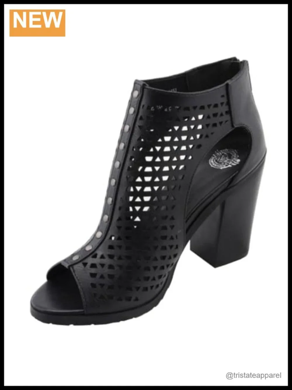 Women's Faux Leather Platform Heeled Sandals Open Toe Mesh Buckle Zip